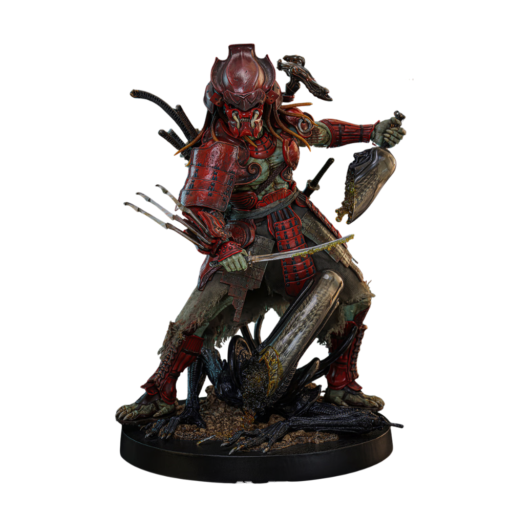 Estátua Akaoni Samurai Predator - Alien vs Predator - 1/6 Scale