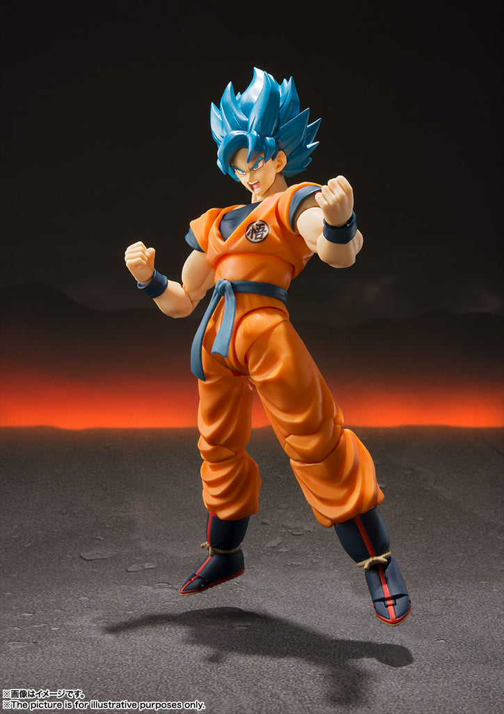 Figura Goku Super Saiyan Blue - Dragon Ball Super - SH Figuarts - Bandai