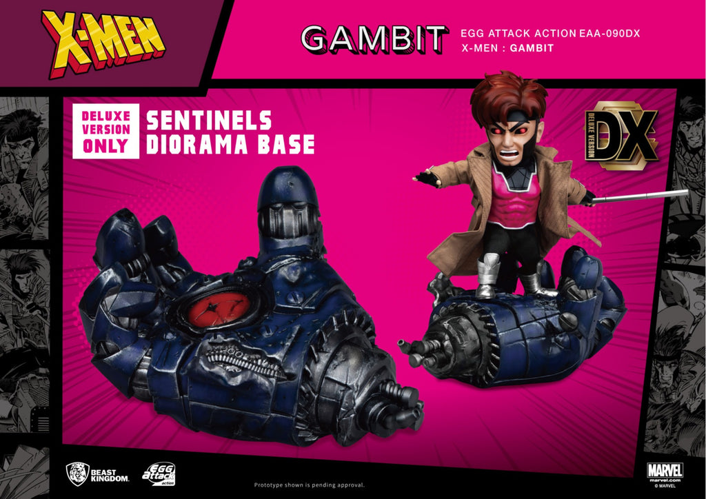 Figura Gambit Deluxe - X-Men - Egg Attack - Beast Kingdom