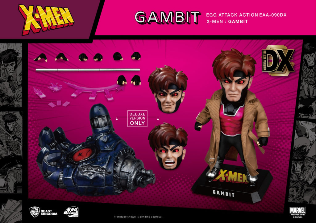 Figura Gambit Deluxe - X-Men - Egg Attack - Beast Kingdom