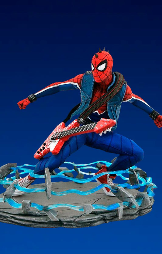 Estátua Spider-Punk - Spiderverse Ps4 - Gallery - Diamond