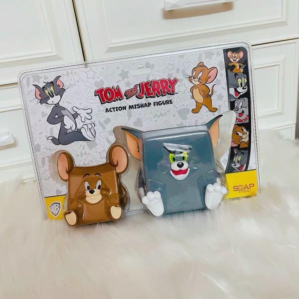 Estátua Tom and Jerry Action Mishap - Tom and Jerry - Soap Studio