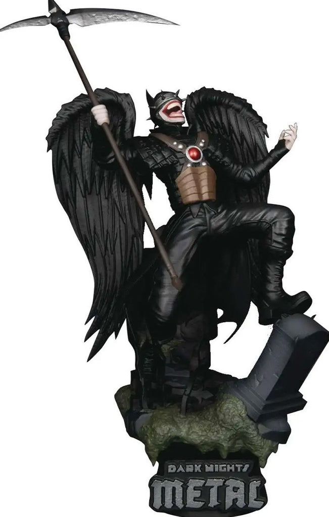 Estátua The Batman Who Laughs (Metal) - Dark Nights - Diorama Stage - Beast Kingdom