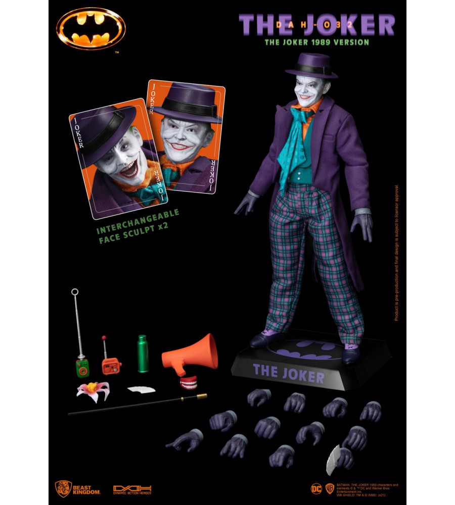Figura O Coringa - Batman 1989 - Dynamic 8ction Heroes - Beast Kingdom