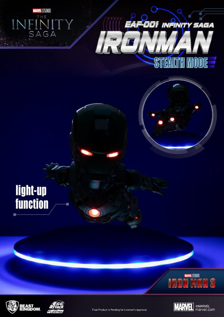 Figura Iron Man Stealth Mode - Marvel - Egg Attack - Beast Kingdom