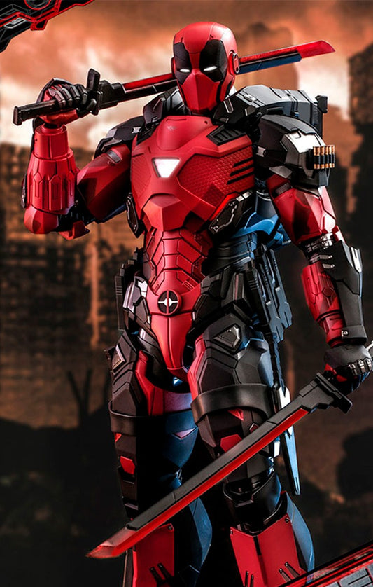 Figura Armorized Deadpool Diecast - Marvel - Sixth Scale - Hot Toys