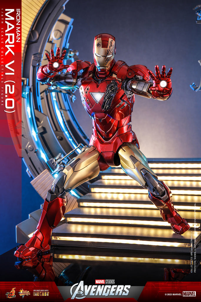 Figura Iron Man Mark VI 2.0 - Marvel - Sixth Scale - Hot Toys