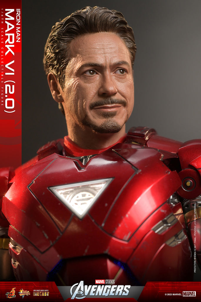 Figura Iron Man Mark VI 2.0 - Marvel - Sixth Scale - Hot Toys