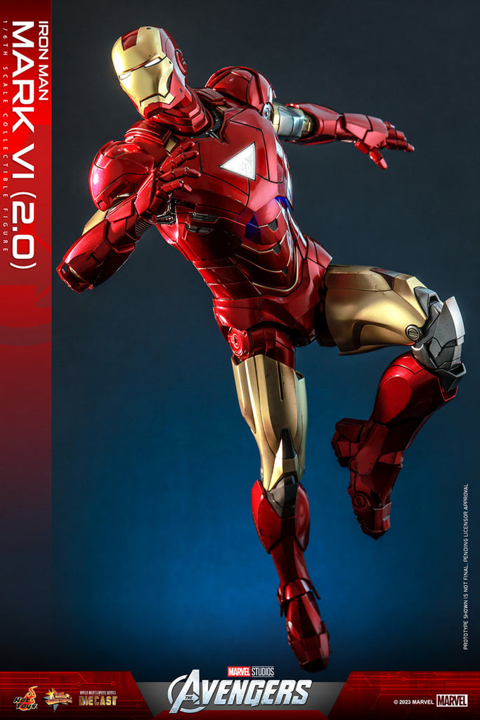 Figura Iron Man Mark VI 2.0 - Marvel - Sixth Scale - Hot Toys