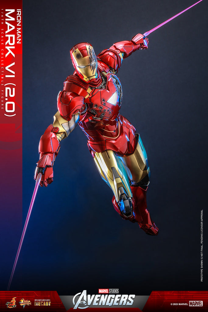 Figura Iron Man Mark VI 2.0 - Marvel - Sixth Scale - Hot Toys