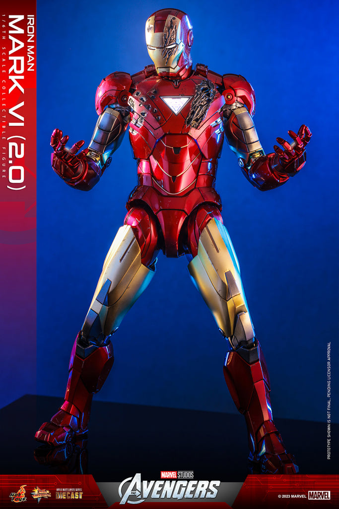 Figura Iron Man Mark VI 2.0 - Marvel - Sixth Scale - Hot Toys