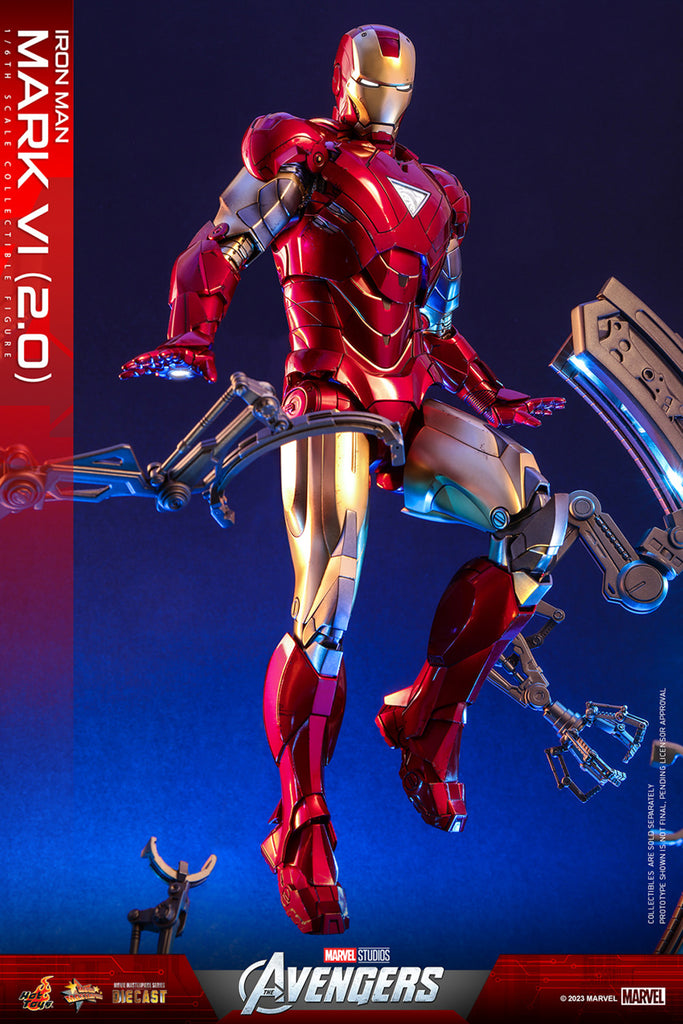 Figura Iron Man Mark VI 2.0 - Marvel - Sixth Scale - Hot Toys