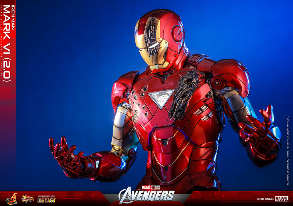 Figura Iron Man Mark VI 2.0 - Marvel - Sixth Scale - Hot Toys