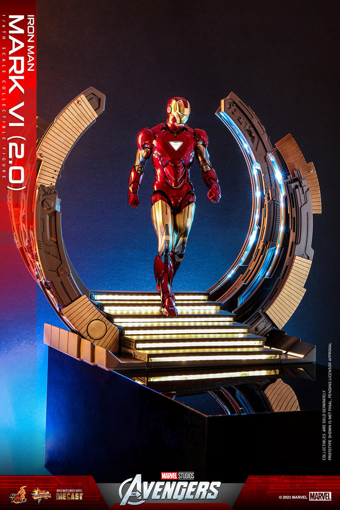 Figura Iron Man Mark VI 2.0 - Marvel - Sixth Scale - Hot Toys