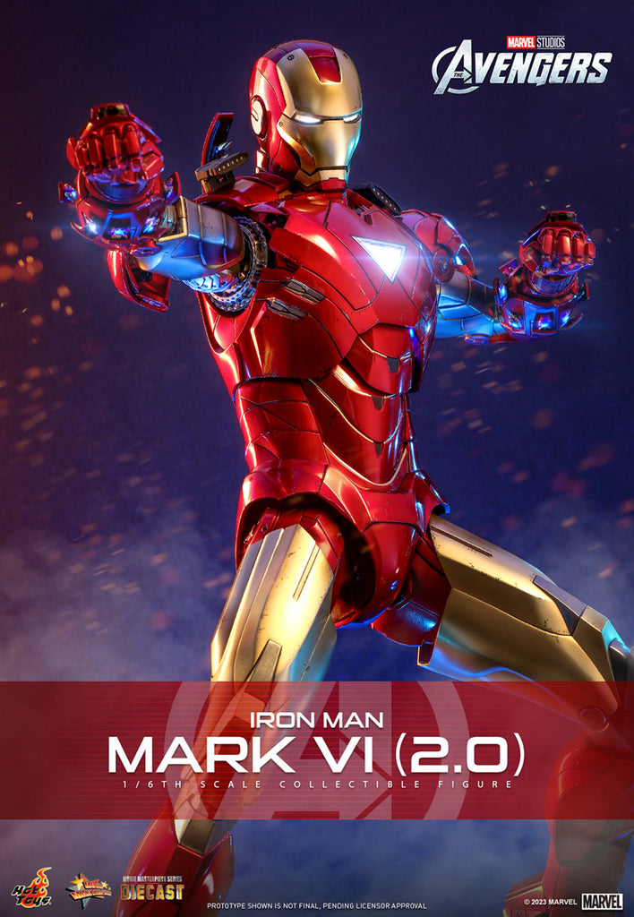 Figura Iron Man Mark VI 2.0 - Marvel - Sixth Scale - Hot Toys