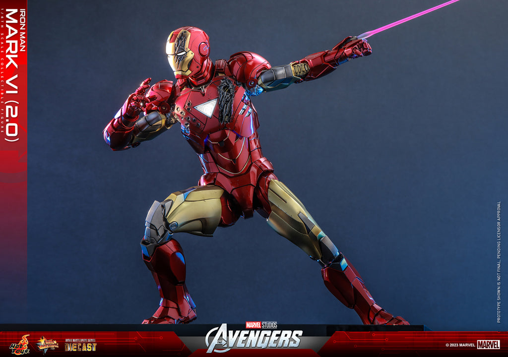 Figura Iron Man Mark VI 2.0 - Marvel - Sixth Scale - Hot Toys