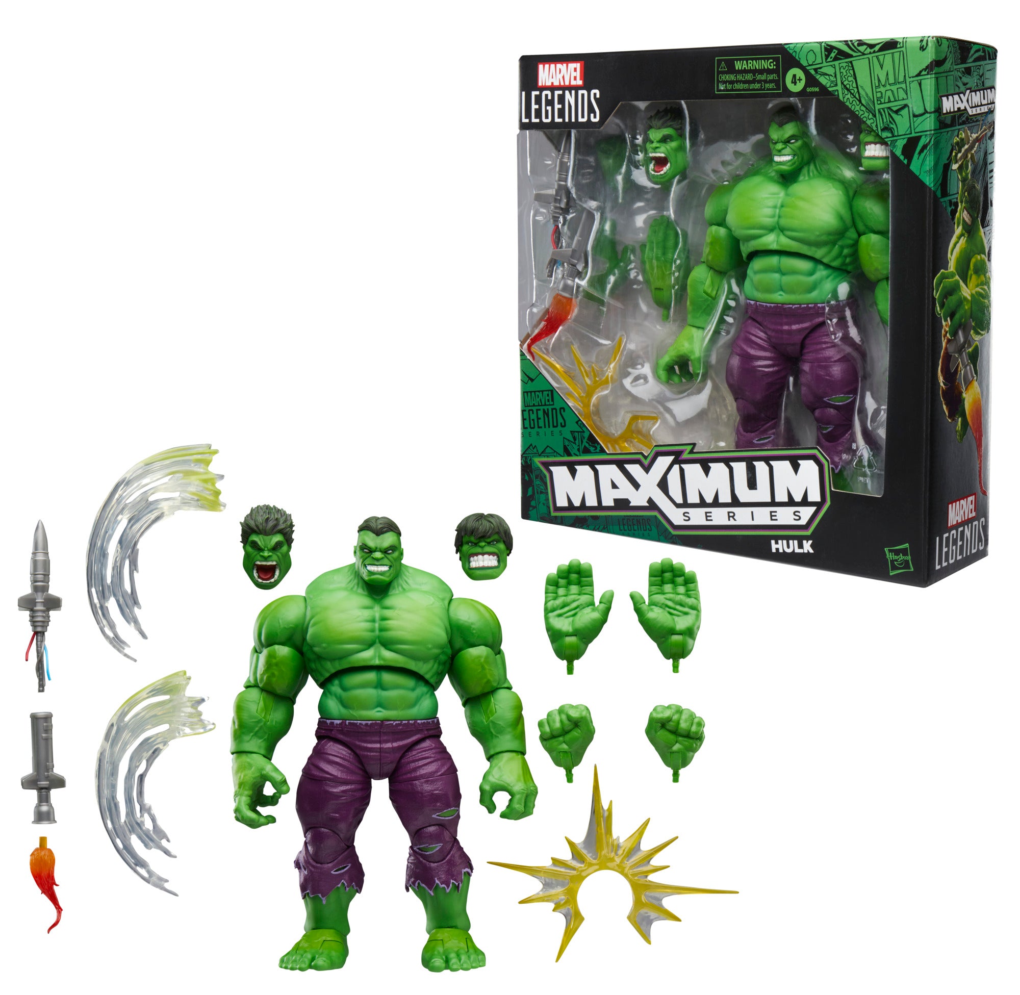 Figura Hulk - Maximum Series - Marvel Legends Series - Hasbro
