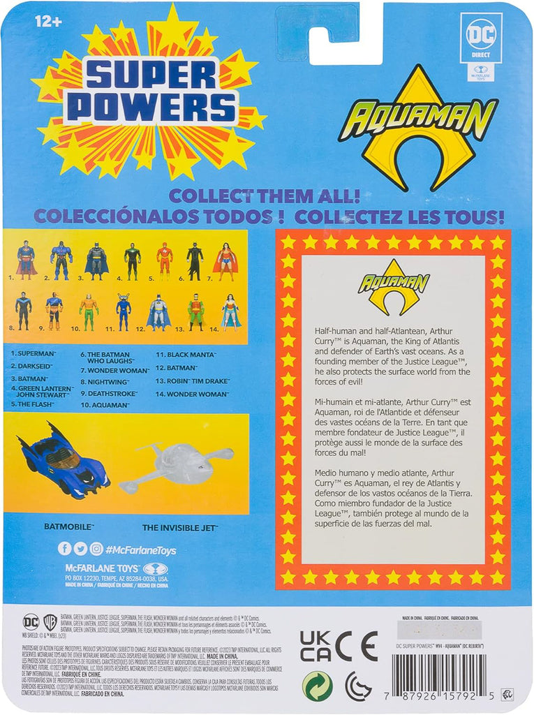 Figura Aquaman Chase - DC Comics - Super Powers 5