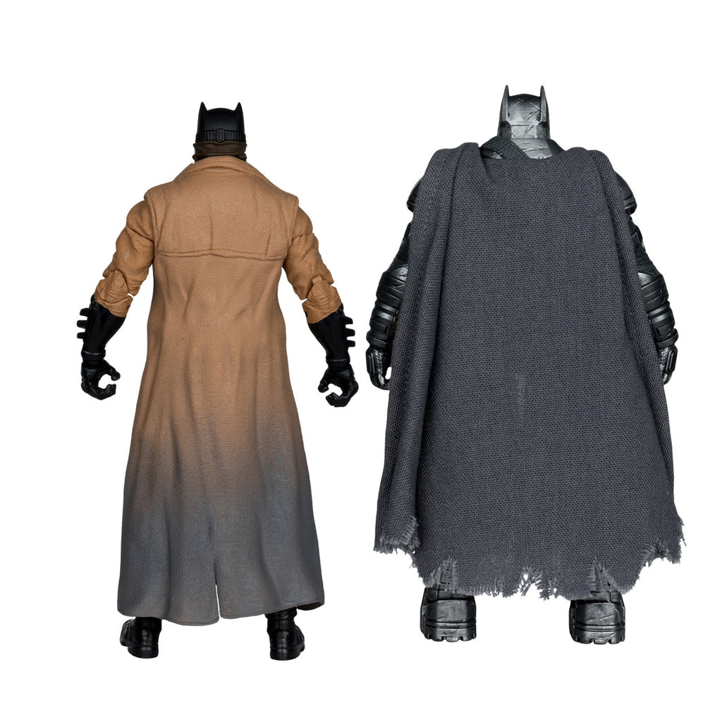 Figura Knightmare Batman and Armored Batman - DC - Pack Gold Label Collector Edition Ex - McFarlane