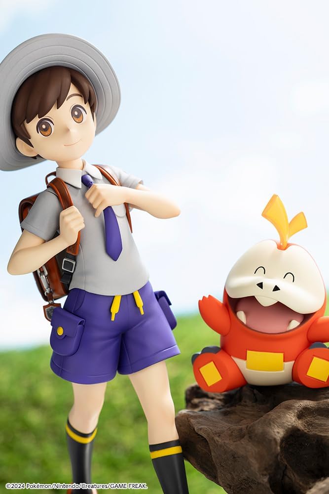 Estátua Florian with Fuecoco - Pokemon - ArtFx J - Kotobukiya