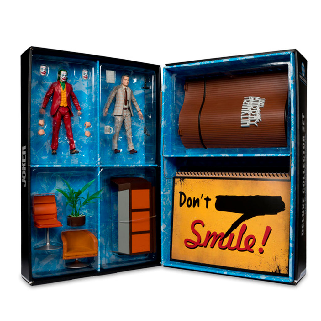 Figura The Joker Deluxe Live w/ Murray Franklin Gold Label - Joker - Deluxe Collector Set - McFarlane