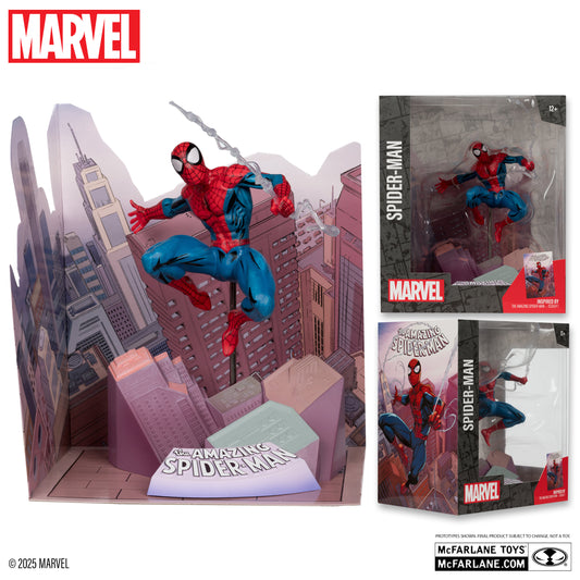 Figura Spider-Man - The Amazing Spider-Man #1 - Marvel Collection WV4 - 1/10 Scale - McFarlane