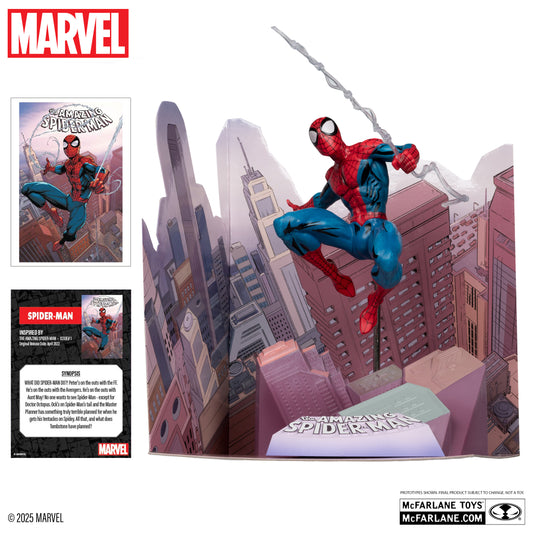 Figura Spider-Man - The Amazing Spider-Man #1 - Marvel Collection WV4 - 1/10 Scale - McFarlane