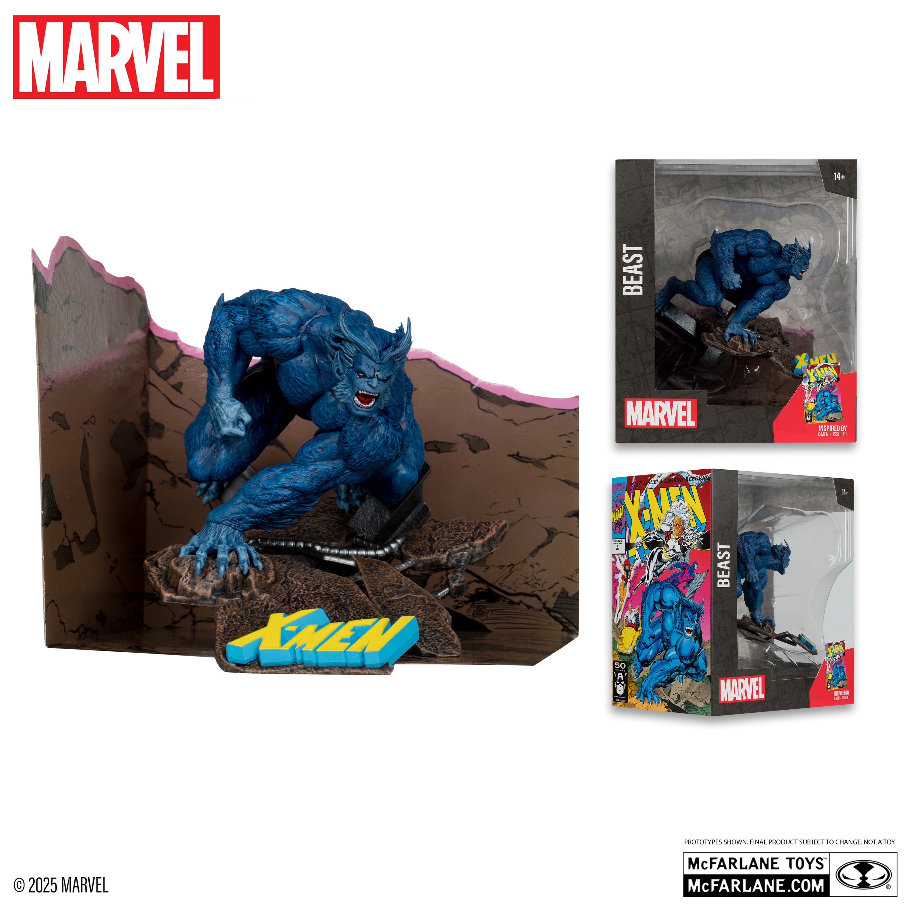 Figura Beast - X-Men #1 - Marvel Collection WV4 - 1/10 Scale