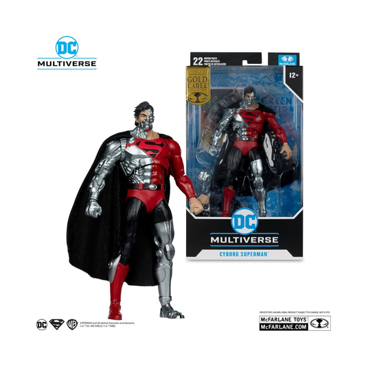 Figura Cyborg Superman (Chase) - Revenge of the Green Lanterns - DC Multiverse - 7" Scale - McFarlane
