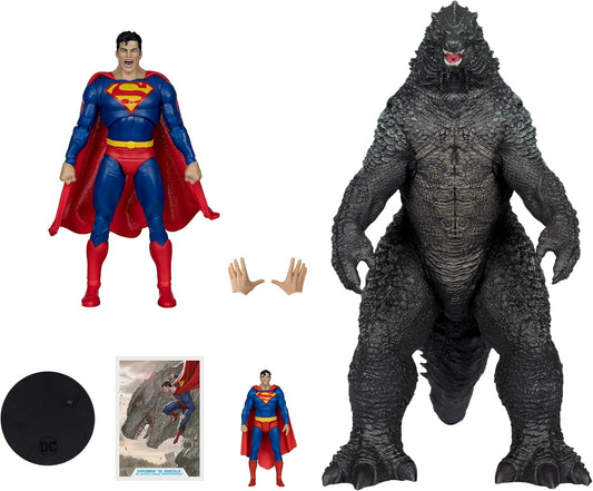 Figura Superman vs Godzilla 2 Pack - DC Justice League Monsterverse - 7" Scale - McFarlane