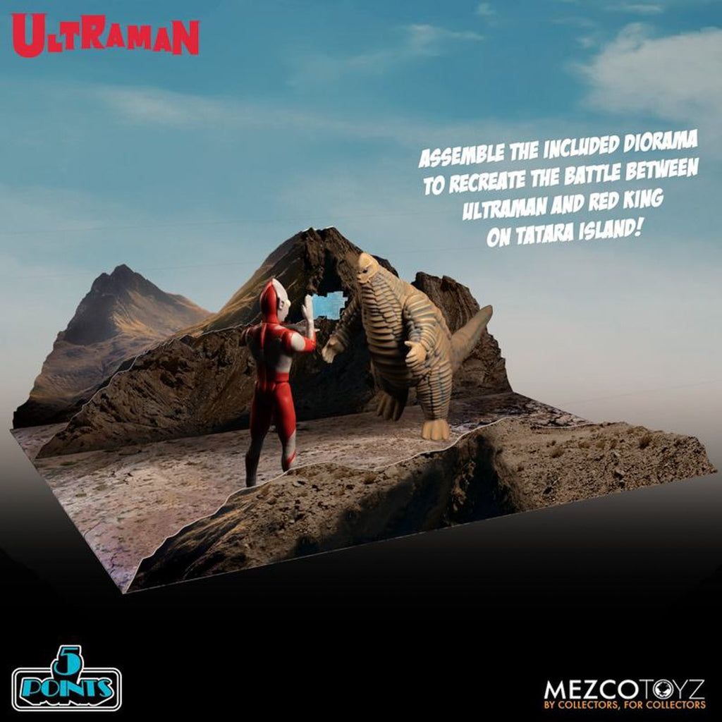 Figura Ultraman and red King Boxed Set - Ultraman - Mezco