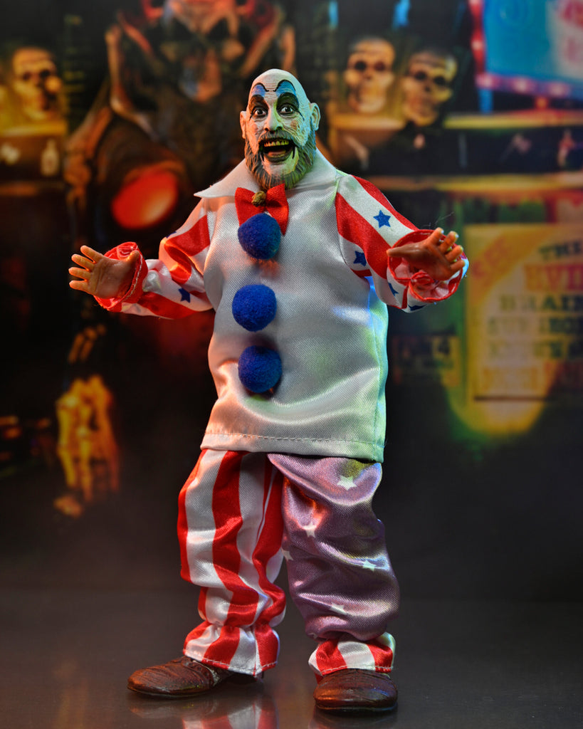 Figura Captain Spaulding - House of 1000 Corpses 20th Anniversary - 8'' Clothed - Neca