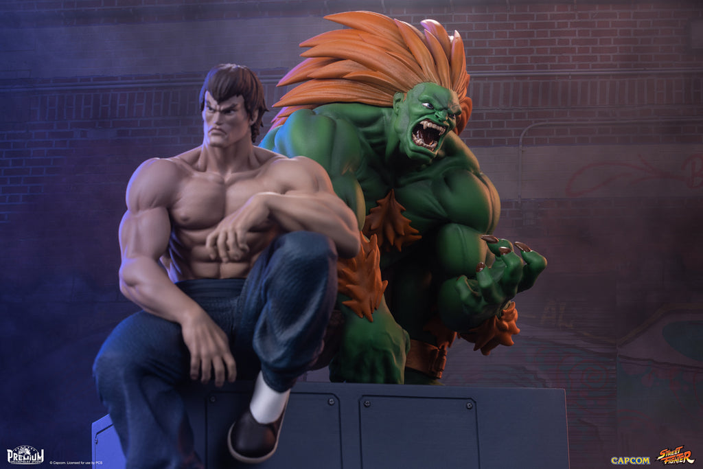 Estátua Blanka and Fei Long - Street Fighter - 1/10 Scale Collectible Set - PCS