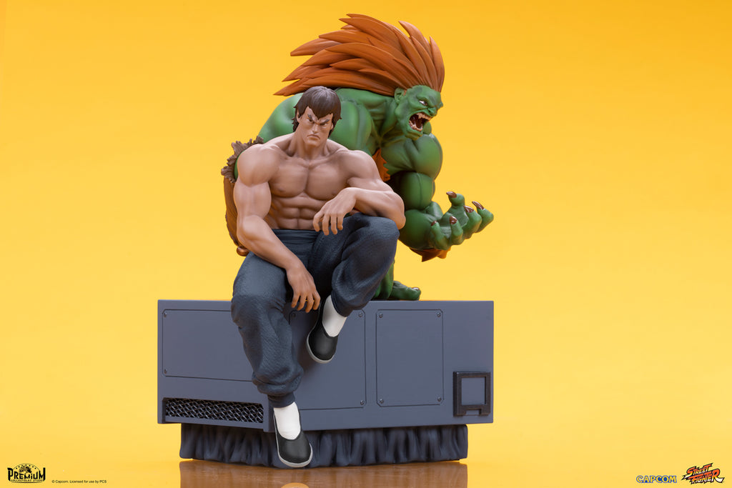 Estátua Blanka and Fei Long - Street Fighter - 1/10 Scale Collectible Set - PCS