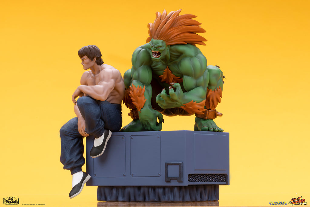 Estátua Blanka and Fei Long - Street Fighter - 1/10 Scale Collectible Set - PCS