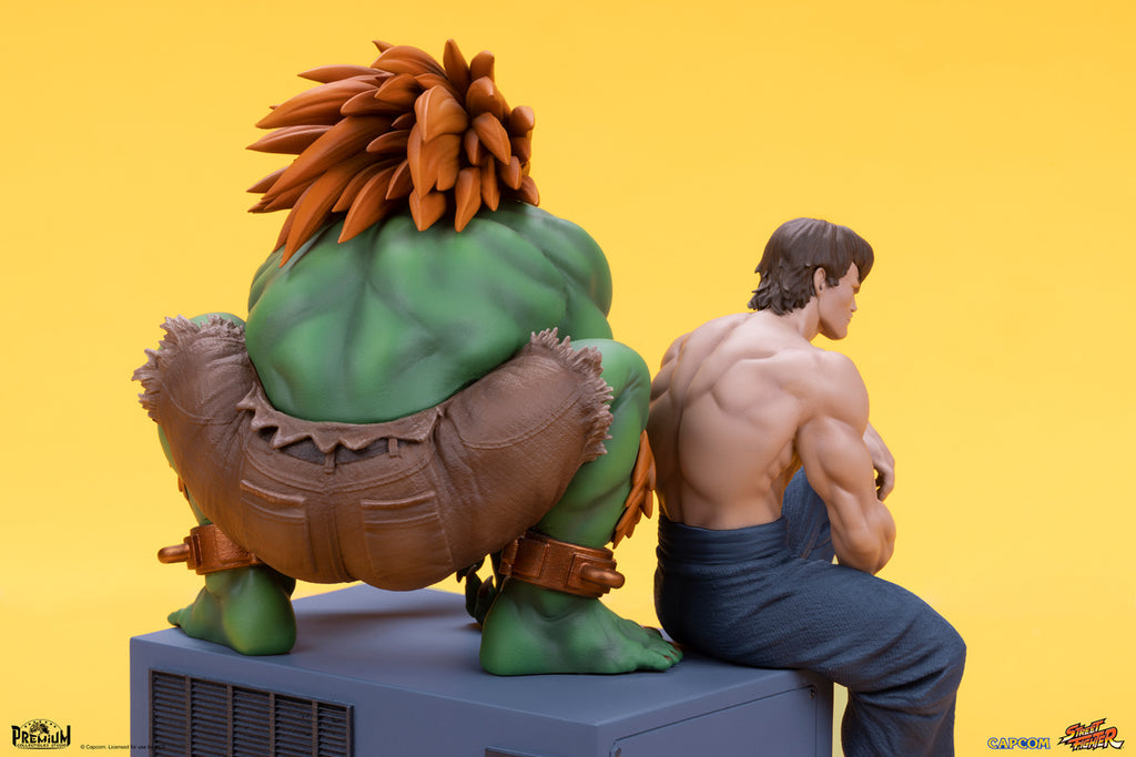 Estátua Blanka and Fei Long - Street Fighter - 1/10 Scale Collectible Set - PCS