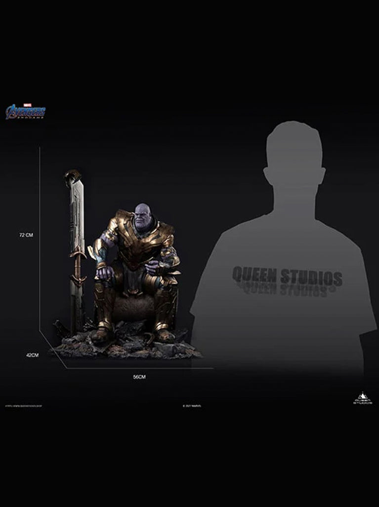 Estátua Thanos Premium Edition - Avengers Endgame - 1/4 Scale - Queen Studios