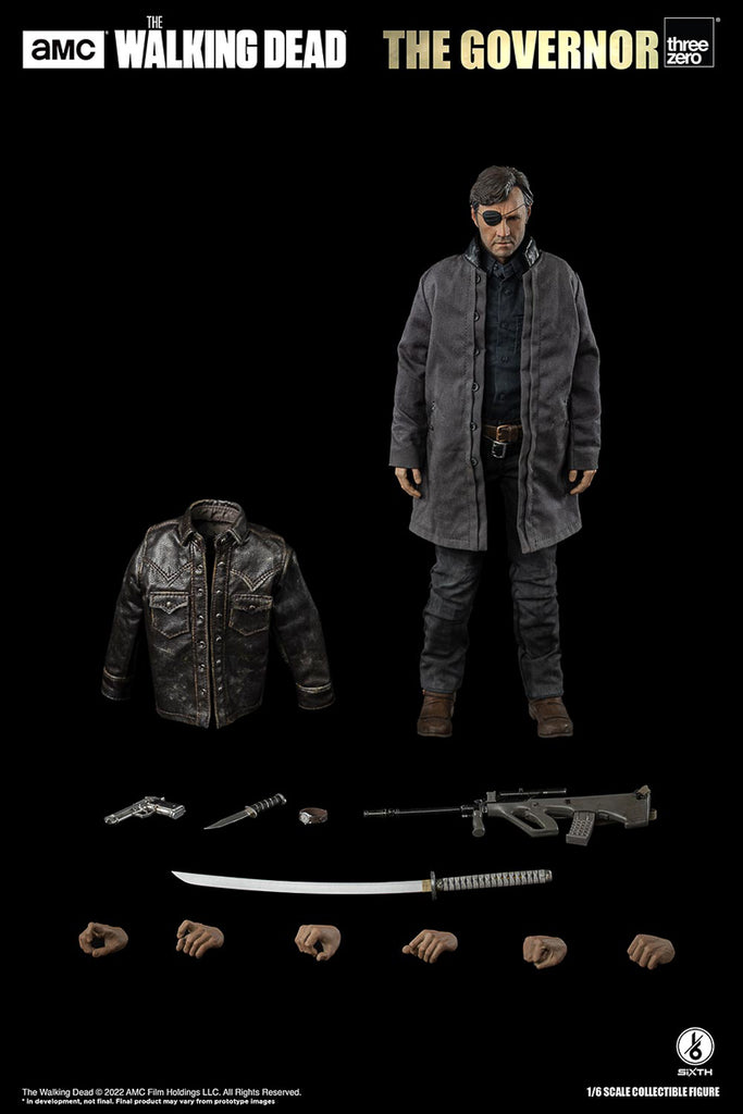 Figura O Governador - The Walking Dead - 1/6 Scale - Threezero