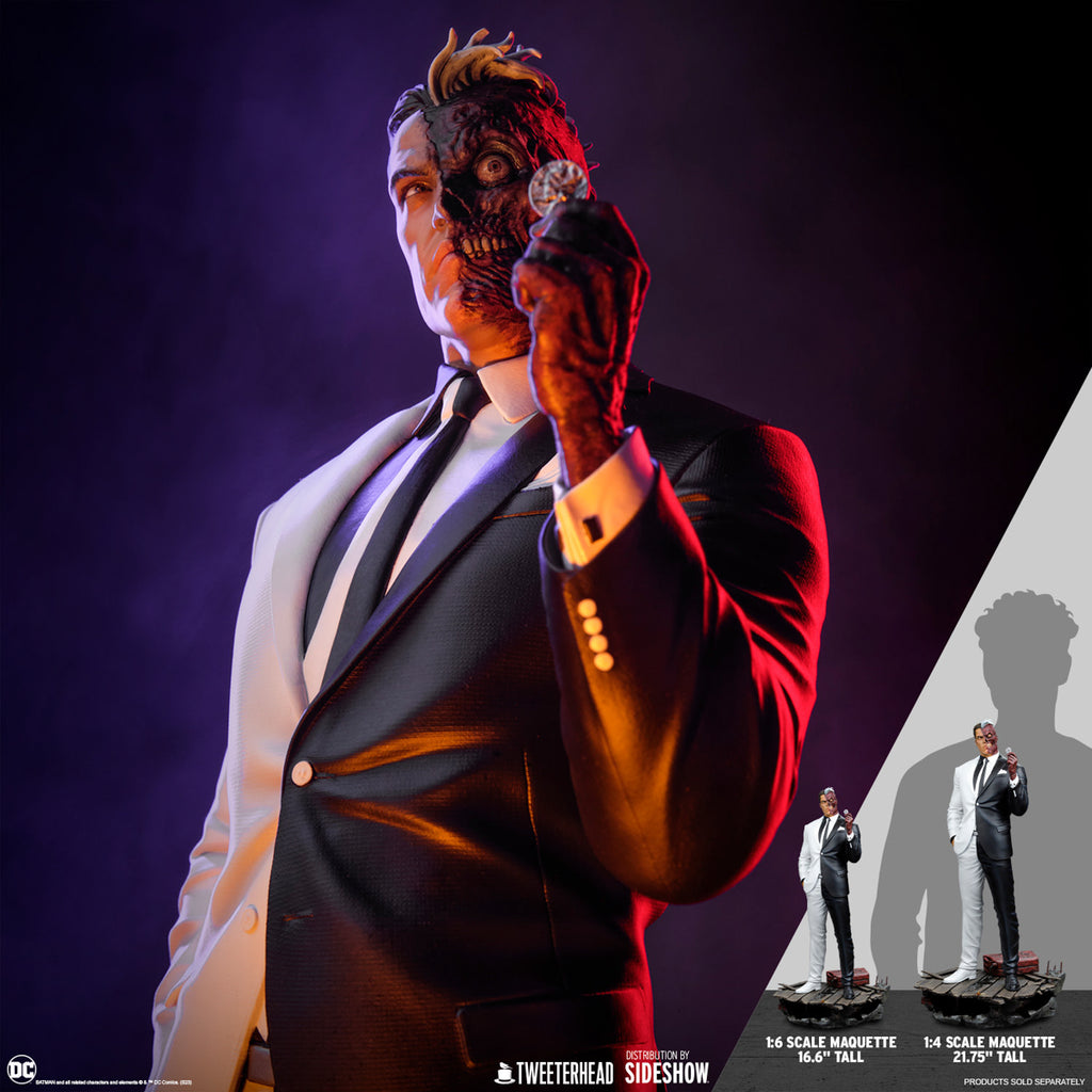 Estátua Duas Caras - DC Comics - Maquette 1/6 - Tweeterhead