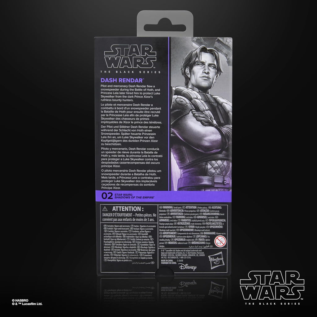 Figura Dash Rendar - Star Wars Shadows of the Empire  - Black Series - Hasbro