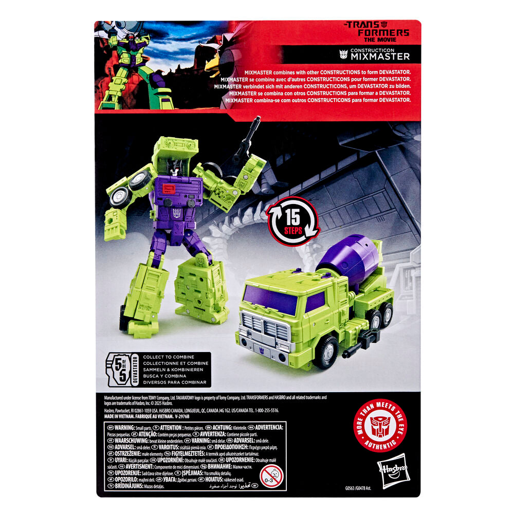 Figura Mixmaster - Transformers The Movie - Studio Series - Hasbro