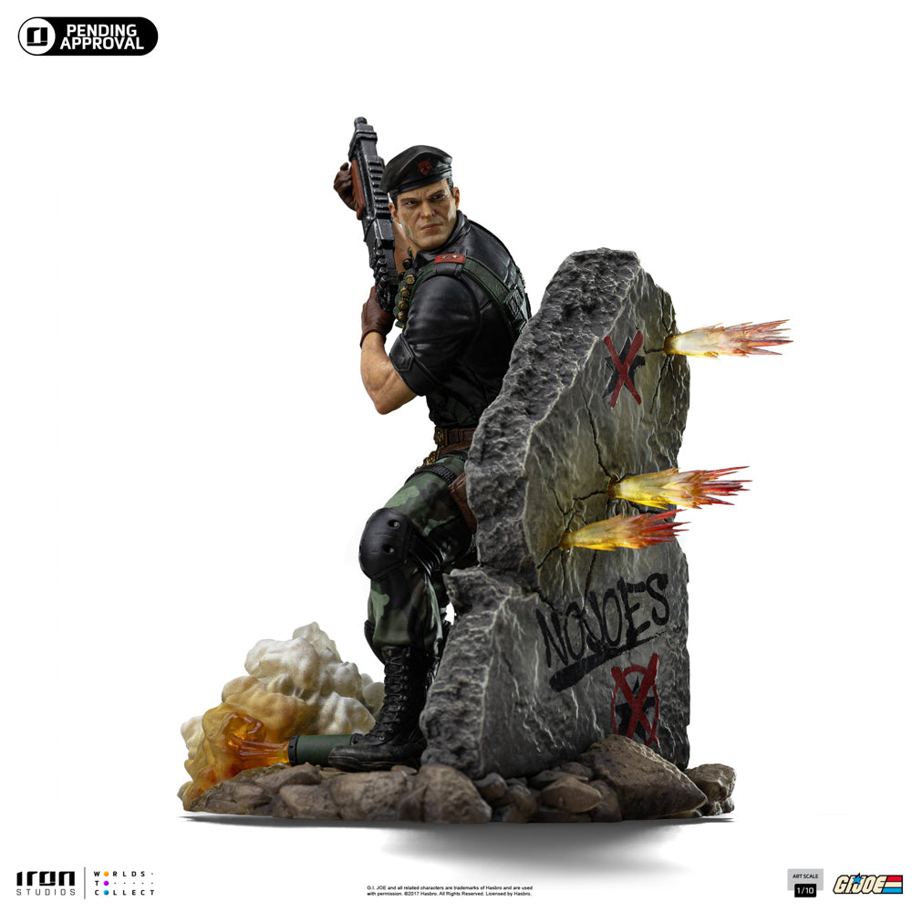 ハズブロ製1/6 GI-JOE HOF FLINT / ROCK'N ROLL Estátua Flint - G.I Joe - Art Scale 1/10 - Iron Studios – Iron