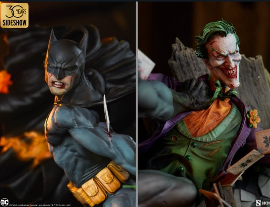 Figura Batman vs Joker: Eternal Enemies - DC Collectible - Premium Format - Sideshow