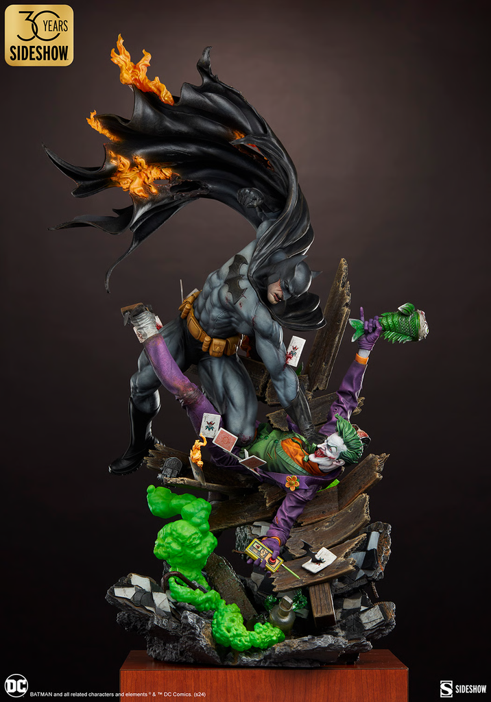 Figura Batman vs Joker: Eternal Enemies - DC Collectible - Premium Format - Sideshow