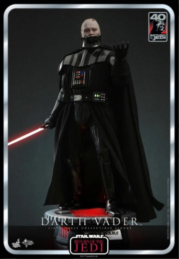 Figura Darth Vader Deluxe 40th Anniversary - Star Wars: Return of the Jedi - 1/6 Scale - Hot Toys