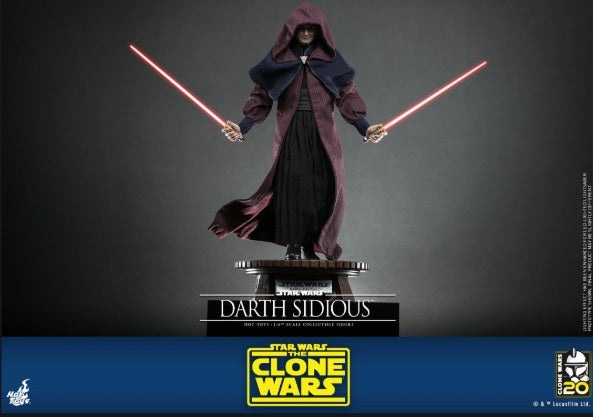 Figura Darth Sidious - Star Wars: The Clone Wars - Sixth Scale - Hot Toys