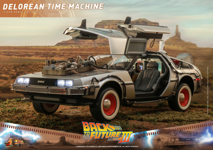 Figura DeLorean Time Machine - Back to the Future III - Sixth Scale - Hot Toys