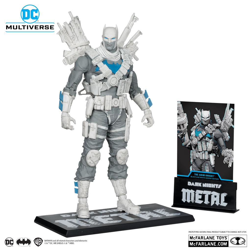Figura The Grim Knight (B&W with Accent) - DC Multiverse - 7