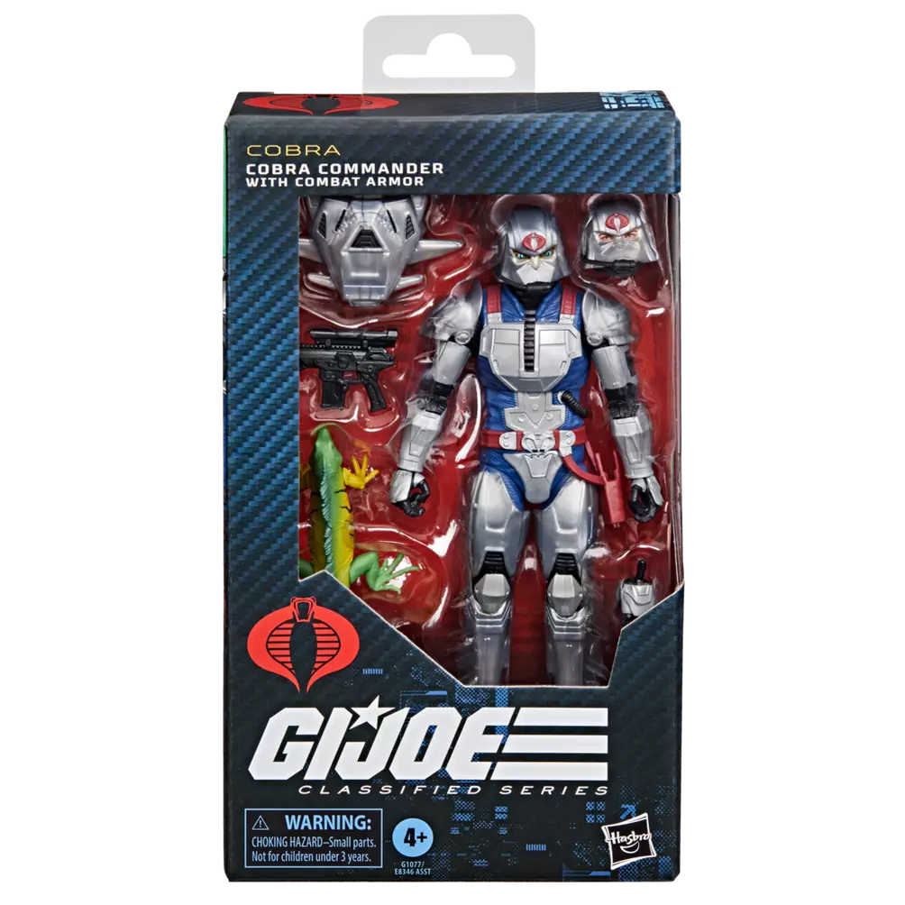 Figura Cobra Commander - G.I. Joe Classified - Hasbro – Iron