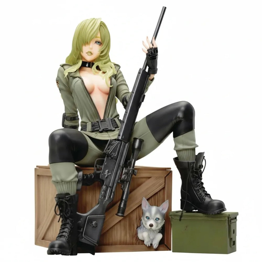 L GEAR SNIPER WOLF フィギュア コトブキヤ Figura Sniper Wolf – Metal Gear Solid – Bishoujo Ani Statue
